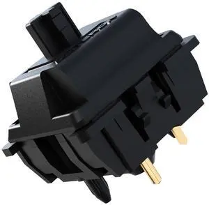 Gateron Oil King Keyboard Switches -108pack,5-pin 55gf/pre-Lubricated/Full Pom/Black Plated Spring/high Life/Office Typing/Linear switches for MX Mechanical Keyboard