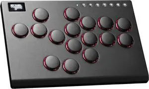 All Metal Arcade Stick M16, All-Button Arcade Controller for Switch, PC, PS4, PS3, Steam Deck, Arcade Fight Stick Joystick with Turbo & Custom RGB, Supports Hot-Swap & SOCD