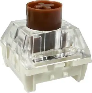 Silent Keyboard Switches,Kailh Box Silent Brown Switches for Mechanical Keyboard,3-pin 45gf Tactile/Typing&Gaming/Waterproof Switches(108Pcs,Mute Brown)
