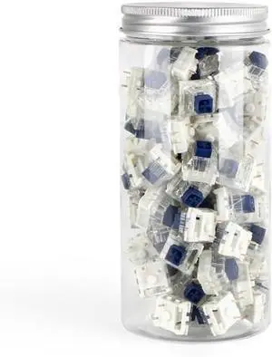 Kailh Box Navy/Jade Switch, 3Pin Thick Clicky Switch for Custom Mechanical Keyboard (Color : Navy, Size : 90PCS)