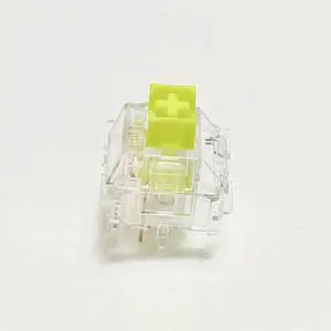 PAKJEL OUTEMU Lime Switch V2 RGB, Transparent Pre-Lubed Silent Tactile Switch for Custom Mechanical Keyboard (Size : 110PCS)