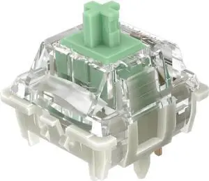 GUYEKS Gateron Baby Kangaroo 2.0 Keyboard Switches, 5-Pin Pre-lubed 59gf Heavy Tactile Switches,22mm Dual-Stage Spring,Suitable for MX Mechanical Keyboards (72PCS,Green)