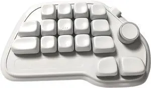 Programmable Wireds Mechanical Numpad 17 Hot Swappable USB Number Pad with RGBs Backlighting and PBTs Keycaps Laptop PC High Efficiency Numeric Keypad