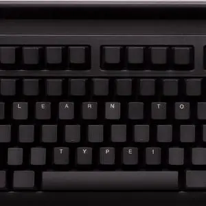 Learn to Type Keyboard; Blank Key Caps; Practice Typing with Show or Hide Key Visibility; Teach Students to Touch Type; Keymaster Mechanical Shine Through Keyboard; Better Than Skins or Covers