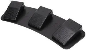 USB Triple Foot Pedal, Mouse Keyboard String and Multimedia Functions Wired USB Switcher with Custom Programming, with Wide Pedals for Comfort (FS23_P (photoelectric Switch))