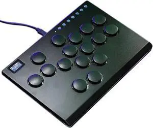Borcham All-Button Arcade Stick, Street Fighter Game Controler with DIY RGB & Turbo Functions, Compatible with PC/Ps3/Ps4/Switch/Steam Game, Supports Hot Swap & SOCD, M16