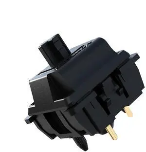 GATERON Oil King V2 Pre-lubed Keyboard Switches, 5-Pin 55gf Black Linear Switches Compatible for MX Mechanical Keyboard DIY(36PCS)