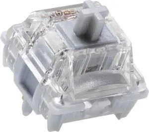 KPREPUBLIC Gateron 0° Silent Switch Linear Zero Degree 0 Degree Switch MX Stem for Gaming Mechanical Keyboard Double Rail Silent Pad