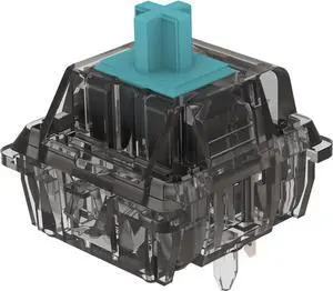 DUROCK T1 Tactile Keyboard Switches, 5 Pins Tactile Switches 67g Gold Plated Spring Heavy Tactile Key Switches Pre-Lubed (DUROCK Smokey T1, 110pcs)