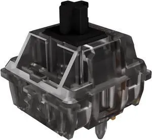 Gateron Black Ink v2 Switches 5pin RGB Linear Switch for DIY Mechanical Keyboards (108PCS, Black Ink)