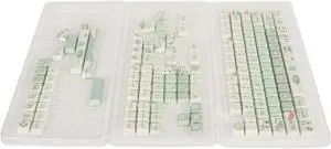 Cartoon PBT Keyboard Keycaps, 148 Keys Dye Sublimation, Ergonomic, Rich Colors, Mechanical Keyboard Keycaps for PC Gaming and DIY Enthusiasts (Frog)