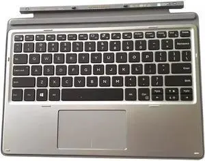 Laptop Tablet Keyboard Compatible with Del-l Latitud-e 7200 7210 2in1 K18M 24D3M US Backlit