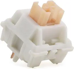 Outemu Cream Yellow Pro V2 Switch, 5Pin Pre-Lubed Silent Tactile Switch for Custom Mechanical Keyboard(110PCS)