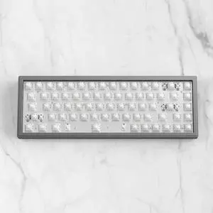 DrunkDeer G65 Rapid Trigger Mechanical Keyboard Magnetic Switch Aluminum Case USB Wired TKL Compact 82Keys RGB No Keycap,Space Grey