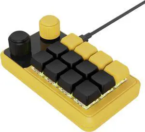 our fave 12 Macros Pad For Gamers And Professional RGBs Illuminateds Programmable With Type C Cable Macros Keyboards With Knobs