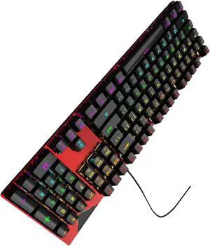 Ldabrye AntiGhosting Water Resistant 82 Mechanical Keyboards With Blue Switches And RGBs Lighting Antighosting Keyboards For PC