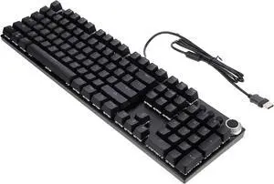 DIYEAH Ergonomic Mechanical Keyboard Keys with RGB Backlight Wired Gaming Keyboard for Office and