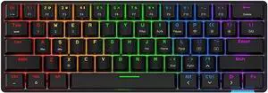 Daidai STK6 &Wired Dual-Mode Mechanical Keyboard 6 Keys xed Light Gaming Office Mechanical Keyboard Black (Brown Switches)