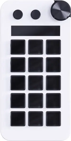 StreamDeck Visual Aluminum Keyboard LCD Button Live Streaming Controller Gaming Programming Customizable Keypad PC Customizable Keys