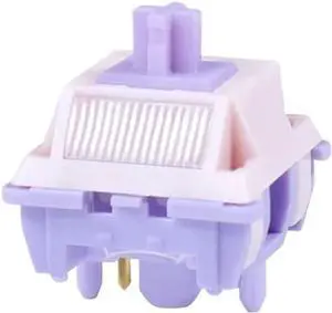 Princess Linear Switch V3  28~53gf Trigger Options, 5-Pin RGB Mechanical Switch 2.0mm Pre-Travel, 3.6mm Total, Soft Light Guide, Silent Linear Typing(28g,90PCS)