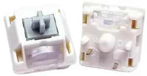 Smoke Rain Linear Mechanical Switch - 5-Pin Silent Keyboard Switches, POM Stem & Housing, 40±10gf Actuation, 3.4mm Travel, for Custom Hot-Swappable Keyboards(70PCS)