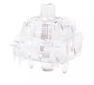 Silent Tactile Mechanical Switch  40±10gf Force, 3.4mm Travel, 5-Pin PCB Mount  POM Stem, Quiet Tactile Key Switch for Custom Keyboard Builds(110PCS)