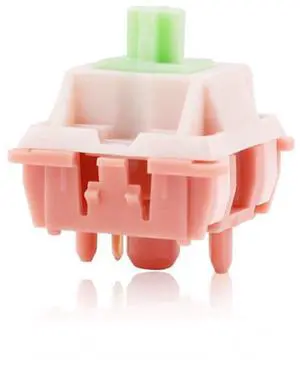 Linear Mechanical Keyboard Switches, 5-Pin Mount with 42±5gf Actuation Force, 3.2mm Travel, 20mm Extended Spring, Smooth Typing Feel(28G,90PCS)