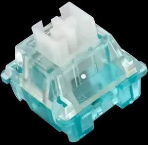 Linear Mechanical Keyboard Switches, Transparent Top with Gold Contacts, Silent Smooth 3-Pin Hot-Swap Compatible Switches(D,90PCS)