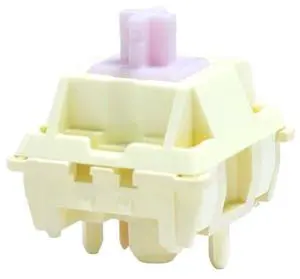 Linear Mechanical Keyboard Switches, 5-Pin Design with 28/37/45gf Actuation Force, 20mm Extended Spring, Smooth Travel Typing Feel(45G,70PCS)