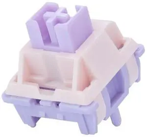 Tactile Mechanical Switches, POM+PTFE Stem with Dual Spring, PC Top Housing, Nylon PA66 Base, Optimized Clicky Structure(45G,90PCS)