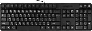 Montesy Bilingual Arabic English USB Corded Keyboard With Photoelectric Sensing Technology For Office And Gaming