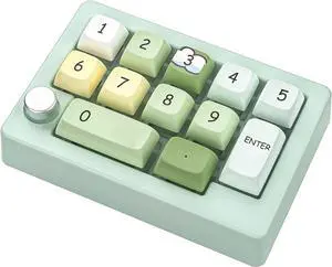 12 Key Macro Pad Keyboard Enables for Gaming with Lighting and Programmable Keys Keypad 2.4Ghz 3Modes