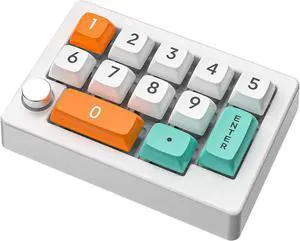 12 Key Programmable Keypad with Lighting Mechanical Keyboard 2.4Ghz 3Modes for Gamers Programmers