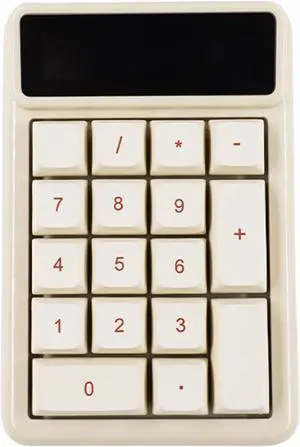 USB Numeric Keypad Mechanical Keyboard 500mAh for Laptops and Desktops Hot Swappable and Quiet Keypad