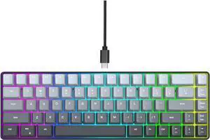 FANSHINUO Gaskets Mount Mechanical Keyboards RGBs Backlits Hot Swappable Switches 8000mAh Battery Keycaps Ergonomic Ergonomic Mechanical Keyboards