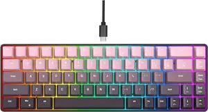 FANSHINUO Gaskets Mount Mechanical Keyboards RGBs Backlits Hot Swappable Switches 8000mAh Battery Keycaps Ergonomic Ergonomic Mechanical Keyboards