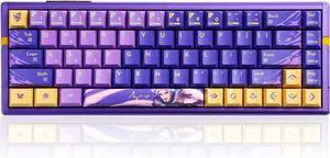 ATK RS6 Ultra Hall Effect Gaming Keyboard  65% Layout, Hot-Swappable Switches, RGB Backlight with Music Sync, Custom Actuation, 8000Hz Polling, N-Key Rollover (ATK × ASPAS, TTC RGB Magneto)