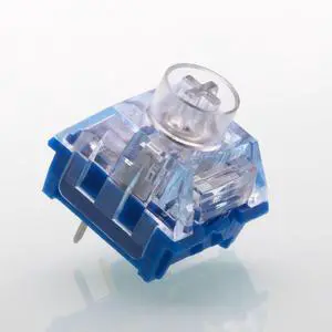 Kailh Deep Sea Silent Pro Switch V2, 5Pin Islet Linear/Whale Tactile Transparent Pre-Lubed Switch for Mechanical Keyboard(70PCS,Islet V2)