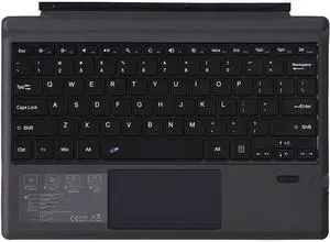 Tablet Accessories, Turkish Arabic Hebrew Russian Spanish Italian Korean Backlit Touchpad Keyboard Cover Compatible with Microsoft Surface Pro 3/4/5/6/7(Russian)