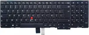 Compatible Laptop Keyboard for E540 E545 E531 T540 T540P T550 L540 W540 W541 W550s French FR Layout No Backlight