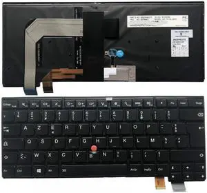 Compatible FR Black Backlight Keyboard for T460S T470S Models SN20H42375 00PA463 Laptop Replacement Part
