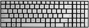 Compatible Laptop Keyboard for GL702 GL702VT GL702VM Models Silver 0KNB0 662LUS00 AEBK5U00030 English Layout with Backlight Function