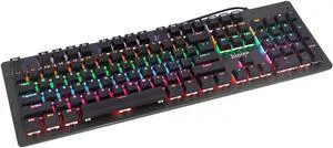 sinraoee biojee Wired 104-Key Real Mechanical Gang Keyboard Balit Keyboard for PC Laptop for Game and Office