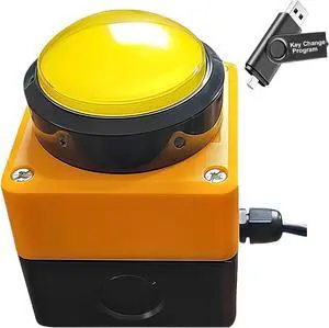 Programmable USB Macro Keypad, Default Enter Function, One-Handed Customizable Buttons with Macro Keys, U Disk with Customized Combination Buttons Program, Control Switch for Gaming, Streaming ,PS5