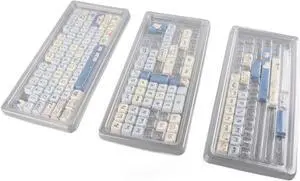 Nutriess 148 Keys PBT Keycaps Ergonomic Design Dye Sublimation Vivid Colors Cartoon Style Mechanical Keyboard Keycaps for Gaming PC Typing (Kitten)