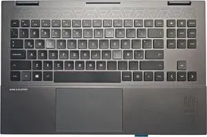 Laptop Latin Keyboard Compatible for HP OMEN 15-EN 15-EK 15-EK0020CA 15-EK1075CL 15-EN0013DX TPN-Q236 TPN-Q238 RGB Backlit TouchPad Palmrest Upper Cover M00666-001 M00667-001