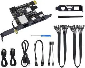 CHENZILIN KVM-PCIe Base Set for Desktop Users Enhances Stability and Optional WiFi Power Over Ethernet Features