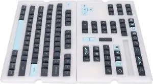 Mechanical Keyboard Keycap,Wearable DIY Keycaps 128 Key PBT English Keycap Universal PC Gaming Keyboard Keycap for DIY Replacement Keyboard Accessories (Comets)