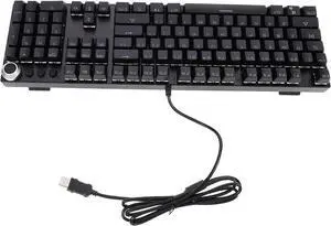 MERRYHAPY RGB Backlit Mechanical Keyboard Ergonomic Keys with Lighting Modes Durable Keycaps