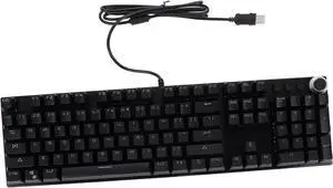 Tofficu Gaming Keyboard Keys Backlit Wired Mechanical Keyboard for Office and Gaming Color